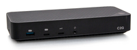C2G USB-C 11-in-1 Hybrid DisplayLink and DP Alt Mode Triple 4K Docking Station wi…