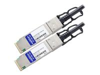 AddOn - 40GBase-CU direct attach cable - TAA Compliant - QSFP+ to QSFP+ - 3 m - t…