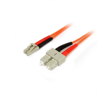 StarTech.com 2m Fiber Optic Cable - Multimode Duplex 50/125 - LSZH Fiber Jumper C…