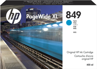 HP 849 400-ml Cyan PageWide XL Ink Cartridge