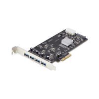 StarTech.com 4-Port USB PCIe Card, USB 3.2 5Gbps, PCI Express Expansion Card with…