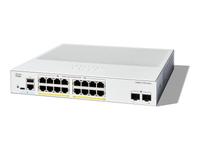 Cisco Catalyst 1300-16P-2G - Switch - L3 - Managed - 16 x 10/100/1000 (PoE+) + 2 …