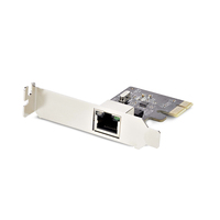 StarTech.com 1-Port Gigabit PCIe Network Adapter Card, Low-Profile NIC, 10/100/10…