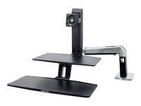 Ergotron WorkFit-A with Suspended Keyboard, Single LD - Stand (tray, fasteners, d…
