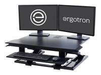 Ergotron WorkFit-TX - Standing desk converter - rectangular - black