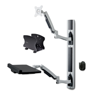 StarTech.com Wall Mount Workstation, VESA Mount For 32 inch Monitors (22lb/10kg), Ful…