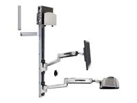 Ergotron LX Sit-Stand Wall Mount System - Mounting kit (wall arm, CPU holder, mou…