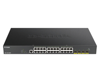 D-Link DGS 1250-28XMP - Switch - L3 Lite - smart - 24 x 10/100/1000 (PoE) + 4 x 1…