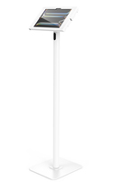 Compulocks iPad Pro M4 11 inch, Apex Enclosure Swift Floor Stand - White