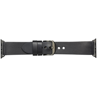 dbramante1928 Bornholm - Watch Strap 44mm - Black/Space Grey
