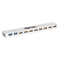 Tripp Lite 10-Port USB 3.0 / USB 2.0 Combo Hub - USB Charging, 2 USB 3.0 & 8 USB …