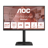 AOC 24E4U computer monitor 60.5 cm (23.8 inch) 1920 x 1080 pixels Full HD LED Black