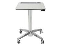 Ergotron LearnFit Adjustable - Table - mobile - school - rectangular - white