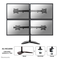 Neomounts NM-D335D4BLACK Monitor stand 10-27 inch