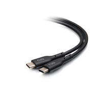 C2G 1.5ft (0.5m) USB-C Male to USB-C Male Cable (20V 5A) - USB 2.0 (480Mbps) - US…