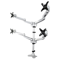 StarTech.com Desk Mount Quad Monitor Arm – Premium Articulating VESA 4 Monitor Mo…