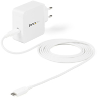 StarTech.com USB C Wall Charger - USB C Laptop Charger 60W PD - 6ft/2m Cable - Un…