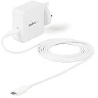 StarTech.com USB C Wall Charger - USB C Laptop Charger 60W PD - 6ft/2m Cable - Un…