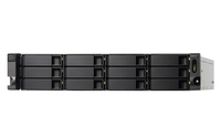 QNAP TL-R1200C-RP storage drive enclosure HDD/SSD enclosure Black, Grey 2.5/3.5 inch