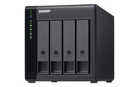 QNAP TL-D400S storage drive enclosure HDD/SSD enclosure Black, Grey 2.5/3.5 inch