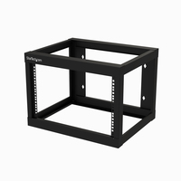 StarTech.com 6U 19 inch Wall Mount Network Rack 19 inch Deep 2 Post Open Frame for Server…