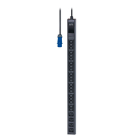 APC Easy Rack PDU, Basic, 0U, 1 Phase, 3.7kW, 230V, 16A, 20 x C13 and 4 x C19 out…