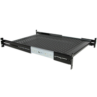 StarTech.com 2U Sliding Server Rack Mount Shelf - 20 to 30in Adjustable Mounting …