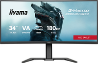 iiyama G-MASTER Get ahead with the curved GCB3484WQSU-B1 Red Eagle featuring 180H…