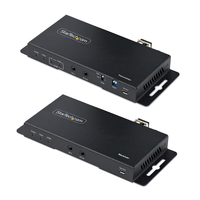 StarTech.com 4K HDMI over Fiber Extender Kit, 4K 60Hz up to 3300ft/1km (Single Mo…