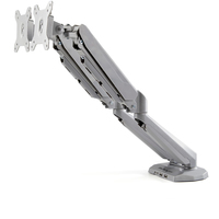 StarTech.com Desk Mount Dual Monitor Arm with USB & Audio - Desk Clamp VESA Mount…