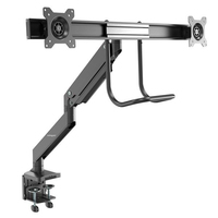 StarTech.com Desk Mount Dual Monitor Arm - Ergonomic Dual Monitor VESA Mount 32 inch …
