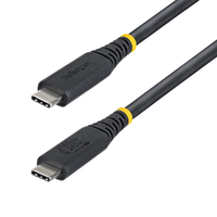 StarTech.com 1m (3ft) USB4 Cable, 40Gbps, USB-IF Certified USB-C Cable, 240W PD, …