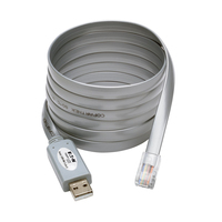 Eaton Tripp Lite Series USB to RJ45 Cisco Serial Rollover Cable, USB Type-A to RJ…