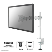 Neomounts NM-D135SILVER Monitor arm 10-30 inch