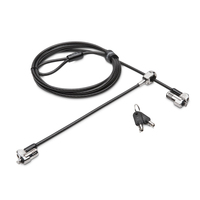 Kensington NanoSaver Keyed Dual Head Laptop Lock - Master Keyed