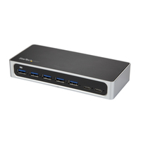 StarTech.com 7 Port USB C Hub with Fast Charge Port - USB-C to 5x USB-A 2x USB-C …