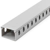 StarTech.com Open Slot Cable Management Raceway with Cover, 1-1/2 inch(38mm)W x 1 inch(25…