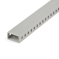 StarTech.com Open Slot Cable Management Raceway with Cover, 2 inch(50mm)W x 1 inch(25mm)H…