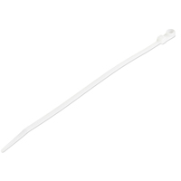 StarTech.com 8 inch(20cm) Cable Ties with Mounting Hole - 1/8 inch(4mm) wide, 2 inch(52mm) Bu…