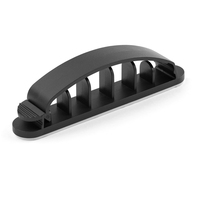 StarTech.com 100 Pack Cable Management Clips - Self Adhesive 6 Slot Cable Comb - …