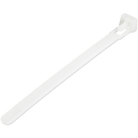 StarTech.com 5 inch(12cm) Reusable Cable Ties - 1/4 inch(7mm) wide, 1-1/8 inch(30mm) Bundle D…