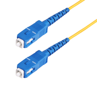 StarTech.com 30m (98.4ft) SC to SC (UPC) OS2 Single Mode Simplex Fiber Optic Cabl…