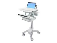 STYLEVIEW LAPTOP CART, 1 DRAWER