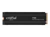 Crucial T700 - SSD - encrypted - 1 TB - internal - PCI Express 5.0 (NVMe) - TCG O…