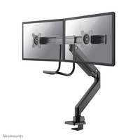 Neomounts NM-D775DXBLACK Monitor arm 10-32 inch - gas spring - Topfix - 180°-stop