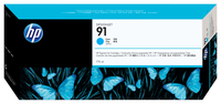 HP 91 - C9467A - 1 x Cyan - Ink cartridge - For DesignJet Z6100, Z6100ps