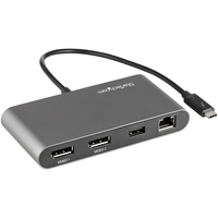 StarTech.com Thunderbolt 3 Mini Dock - Portable Dual Monitor Docking Station with…