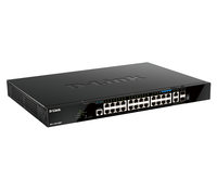 D-Link 28-Port Gigabit Stackable POE+ Smart Managed Switch with 2 x 10GBase-T & 2…