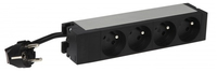 Legrand 6 468 00 power distribution unit (PDU) 4 AC outlet(s) 1U Black, Grey