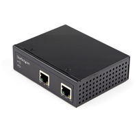 StarTech.com Industrial Single Port Gigabit PoE Extender - 60W 802.3bt PoE /PoE+/…